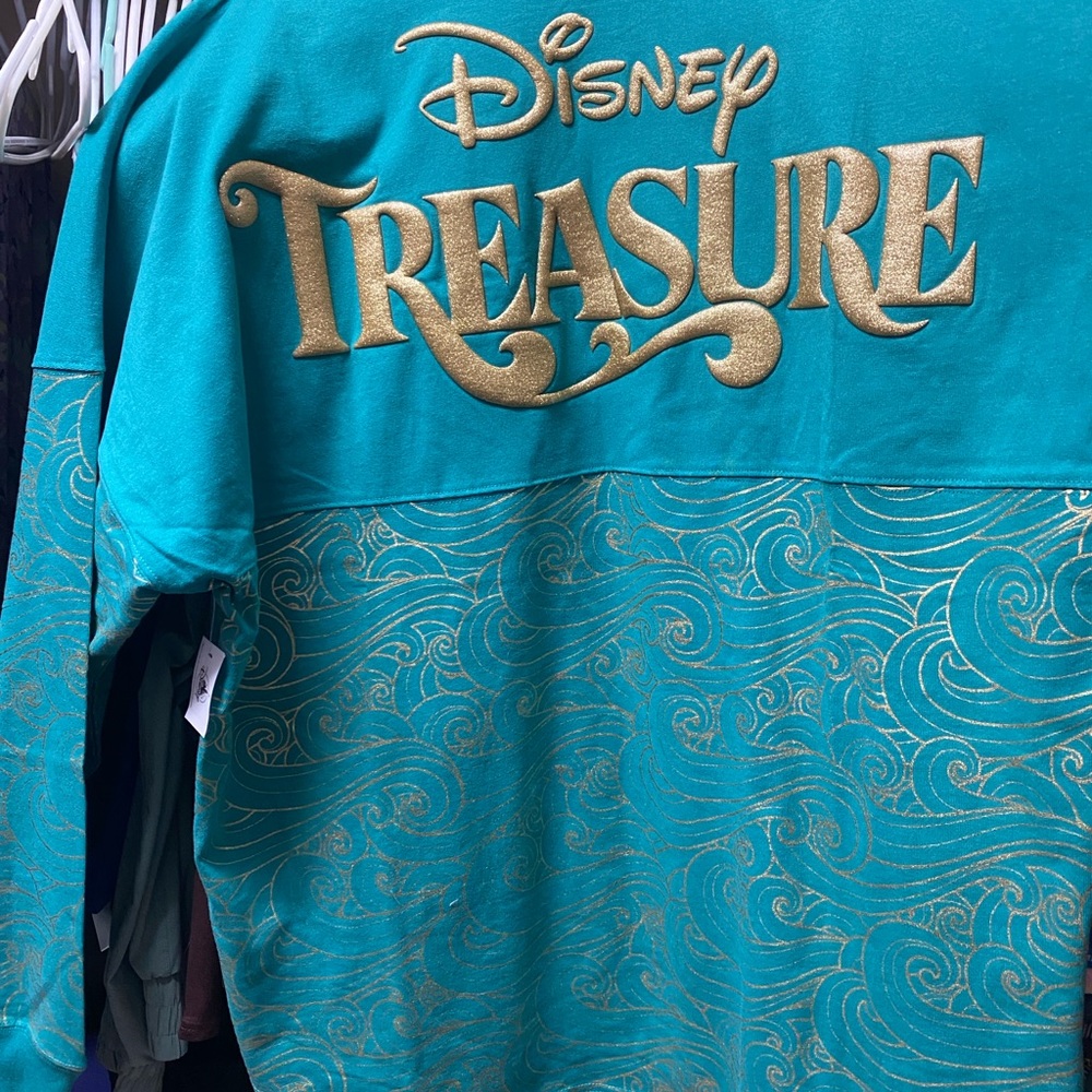 Disney Treasure Inaugural Teal and Gold Spirit Jersey